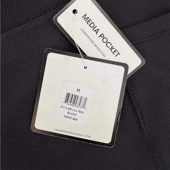 🌸Laundry by Shelli Segal Leggings -Black size M NWT - Picture 8 of 8